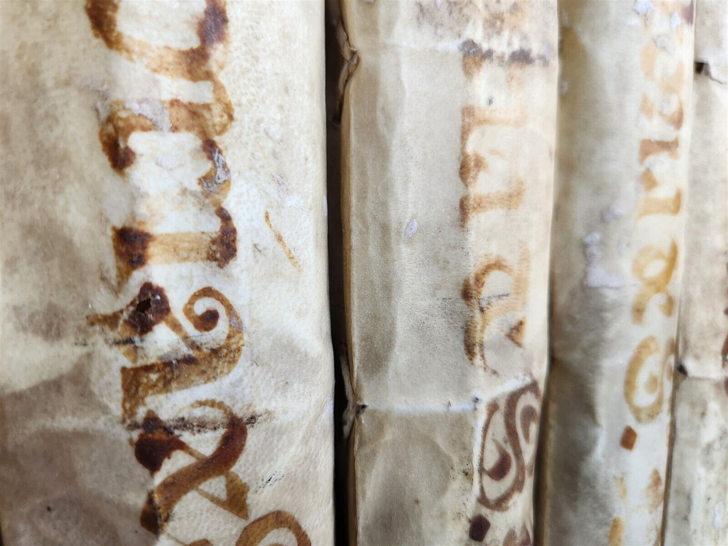 1725-34 HISTORY of SPAIN 5 VOLUMES antique VELLUM BOUND in SPANISH