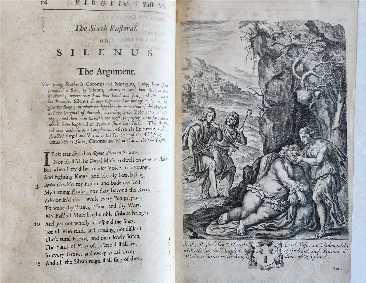 1697 WORKS of VIRGIL by DRYDEN antique ILLUSTRATED w/ 101 AMAZING PLATES