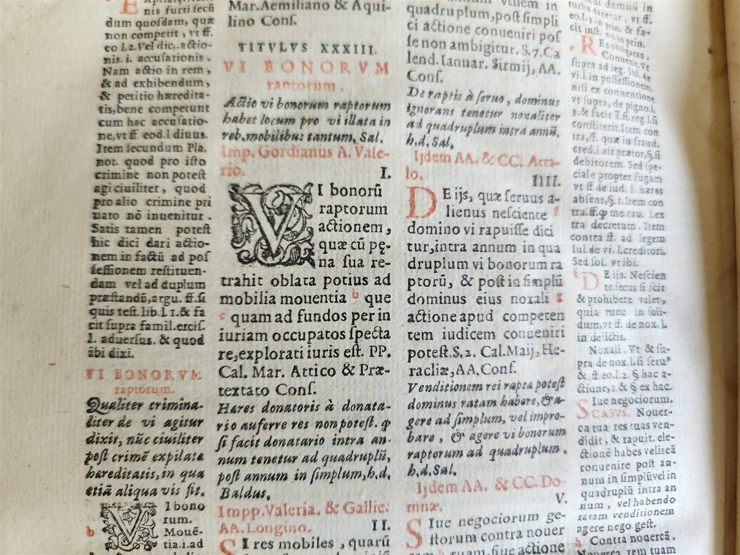 1591 LAW BOOK in LATIN Codicis Domini Iustiniani antique 16th CENTURY