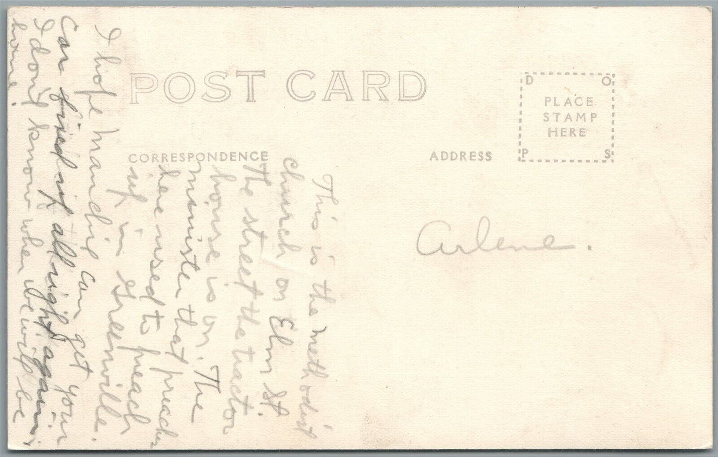 GUILFORD ME CHURCH ANTIQUE REAL PHOTO POSTCARD RPPC