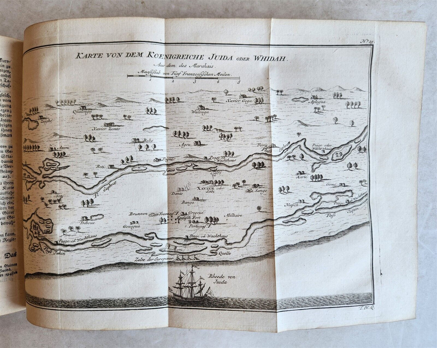 1749 TRAVELS HISTORY ILLUSTRATED antique AFRICA Guinea Benin Angola Loango Congo