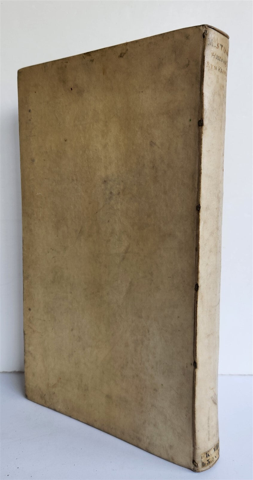 1699 CHRONICLE of COUNTS of HOLLAND antique ILLUSTRATED FOLIO vellum bound