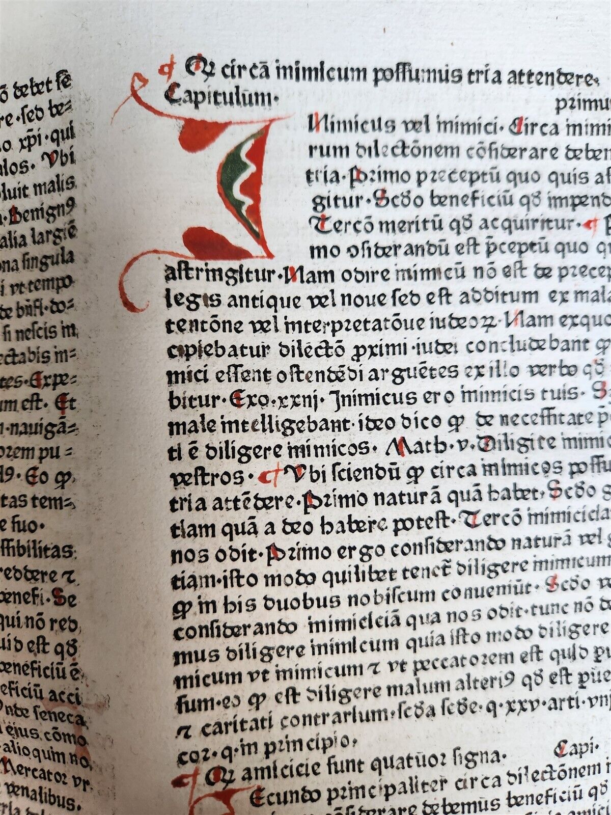 1470s INCUNABULA AMAZING 3 VOLUMES FOLIO SET antique INCUNABLE Pantheologia