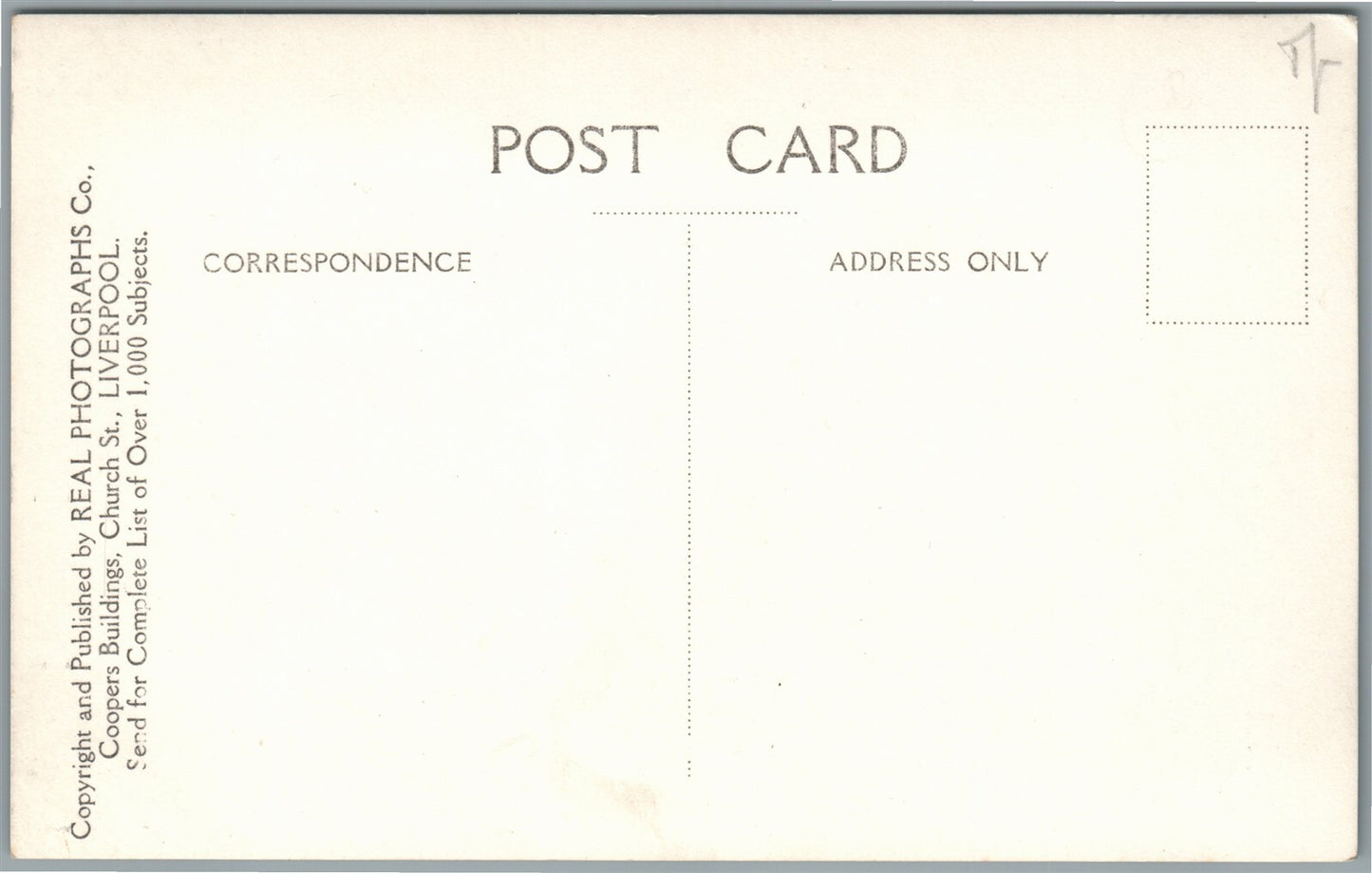 EARLY AVIATION BRITISH AEROPLANE ANTIQUE REAL PHOTO POSTCARD RPPC