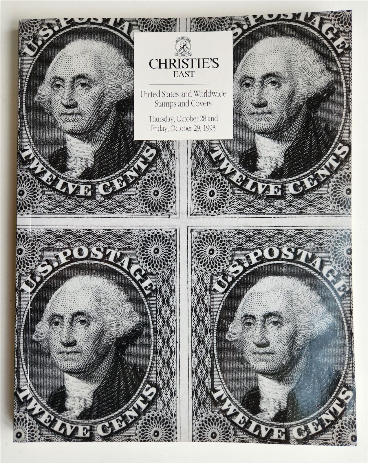 CHRISTIE'S AUCTION CATALOG UNITED STATES & WORLDWIDE STAMPS 1993