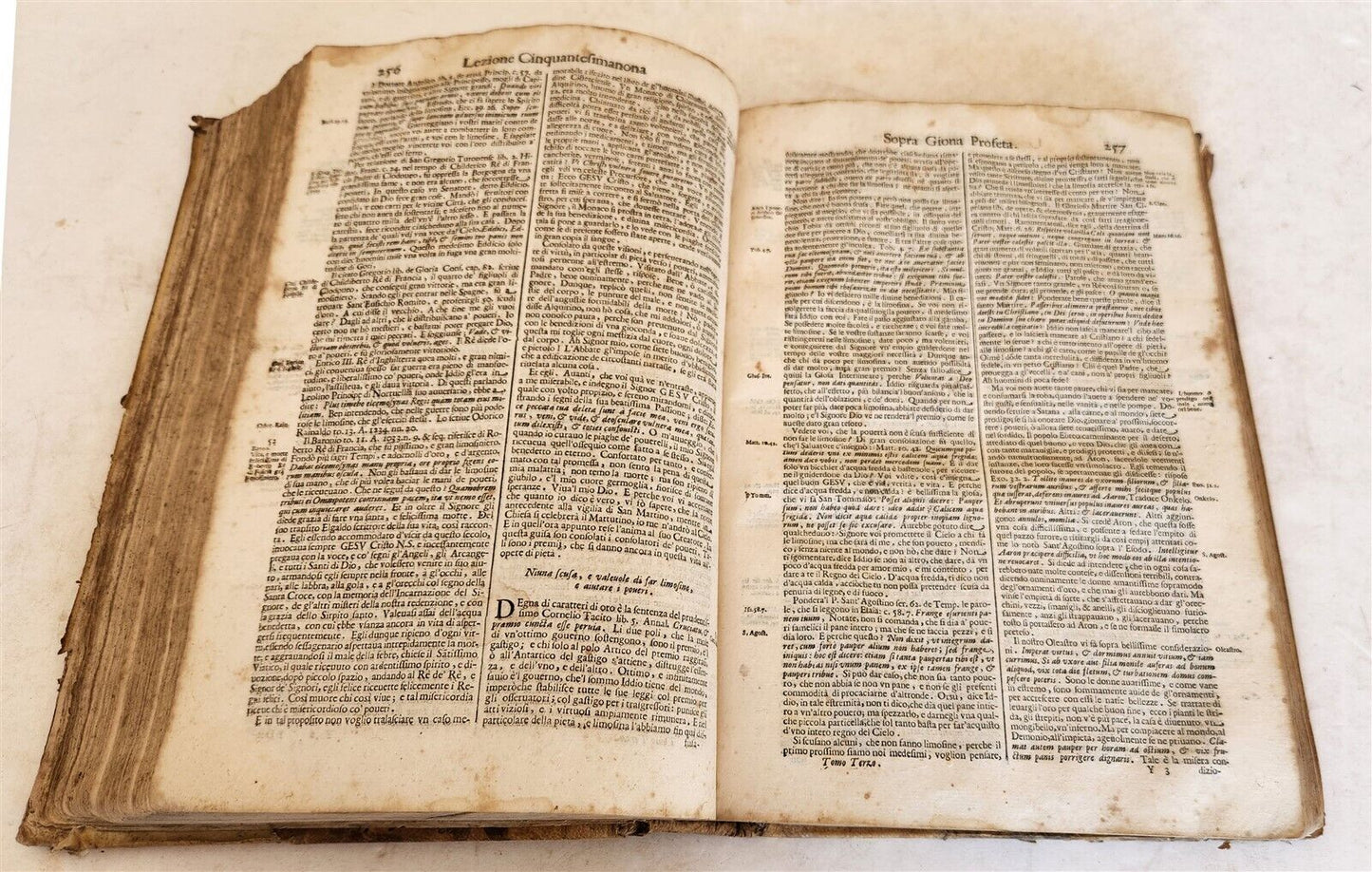 1670 LEZIONI MORALE SOPRA GIONA PROFETA antique LESSONS on JOHAN THE PROPHET