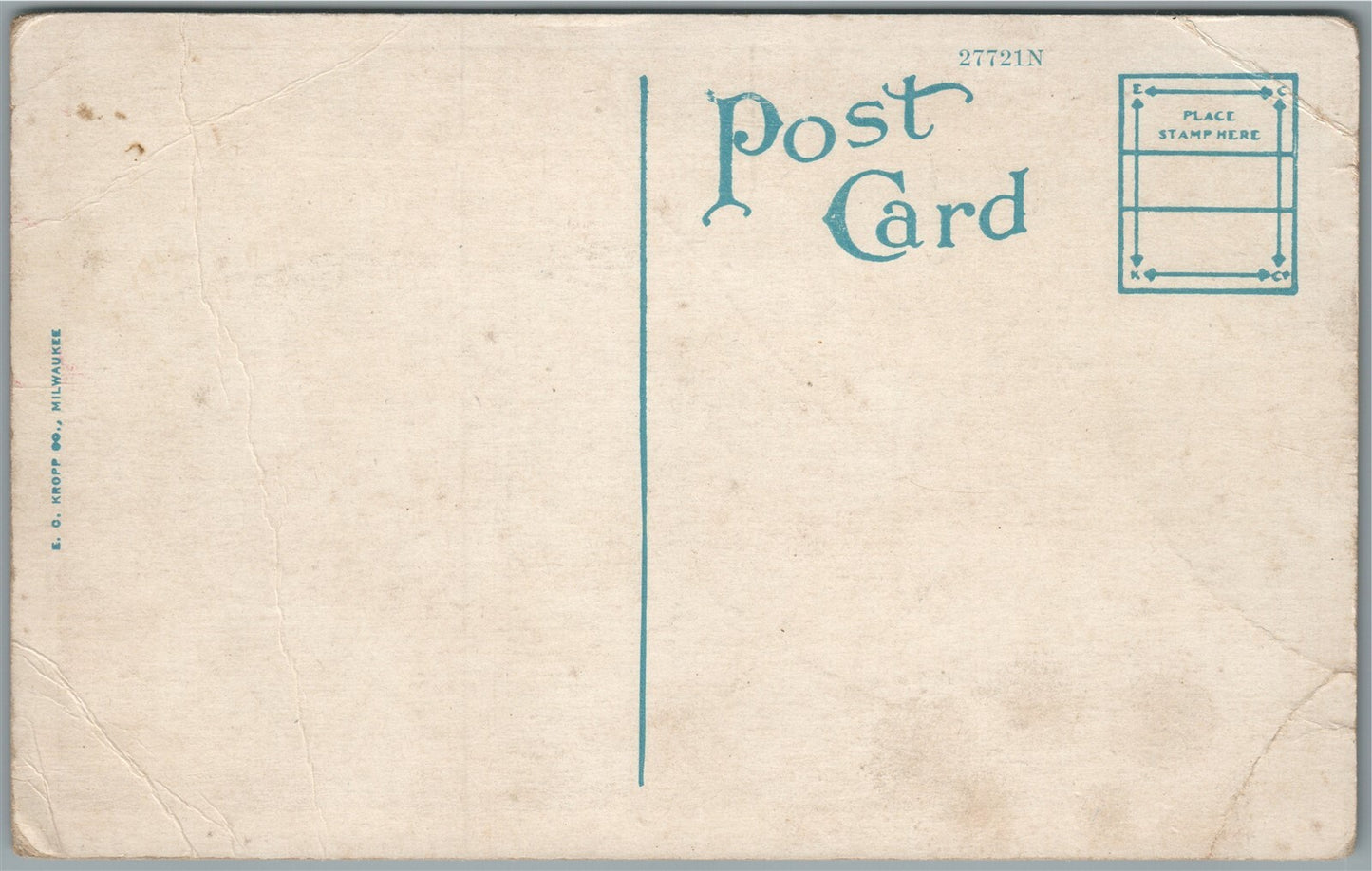 HURLEY WI LINCOLN SCHOOL ANTIQUE POSTCARD