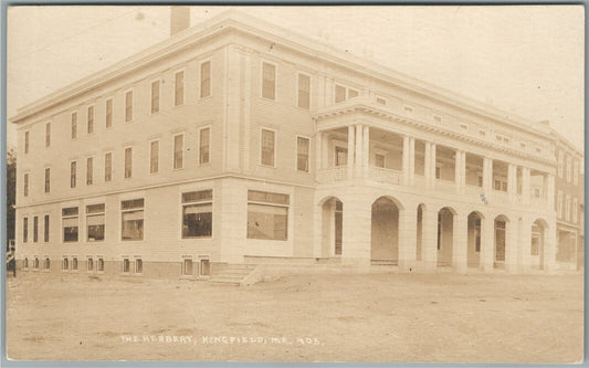 KINGFIELD ME THE HERBERT ANTIQUE REAL PHOTO POSTCARD RPPC
