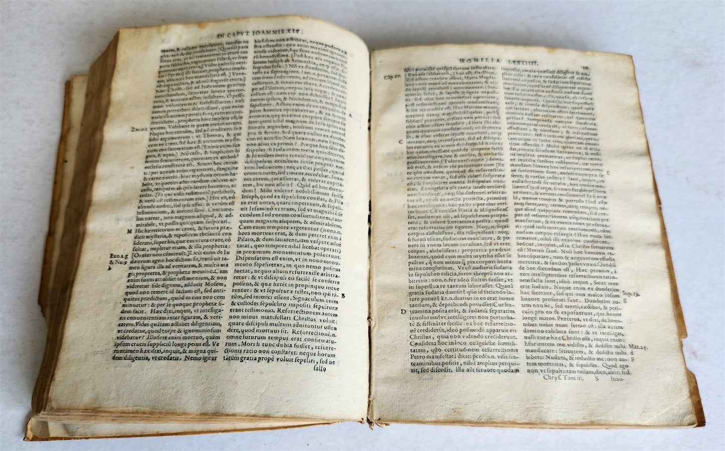 1583 Divi Ioannis Chrysostomi Archiepiscopi Constantinopolitani ANTIQUE 16th C.
