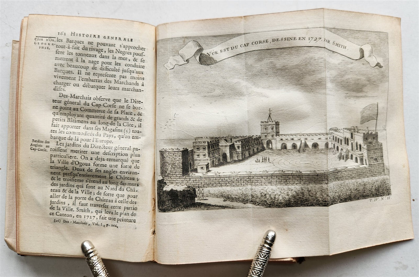 1748 HISTOIRE des VOYAGES VOL.13 antique illustrated AFRICA TRAVELS GHANA GUINEA