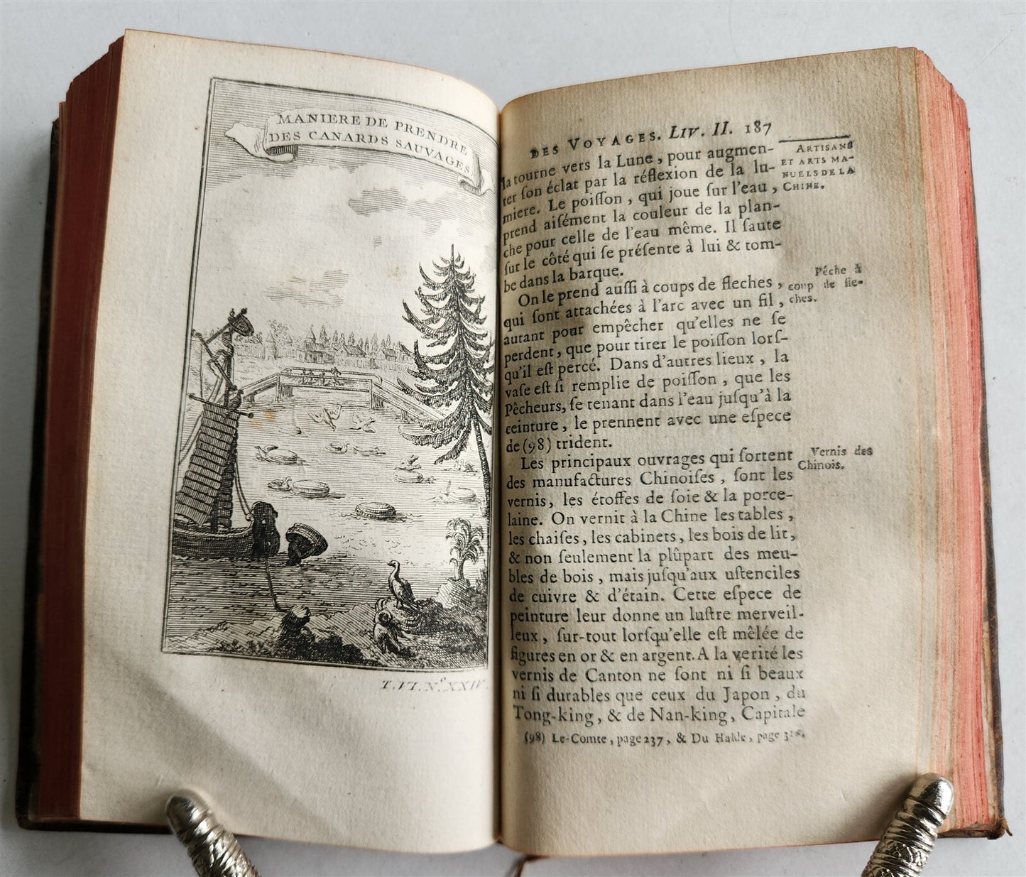 1749 HISTOIRE des VOYAGES antique Vol.22 CHINA TRAVELS illustrated