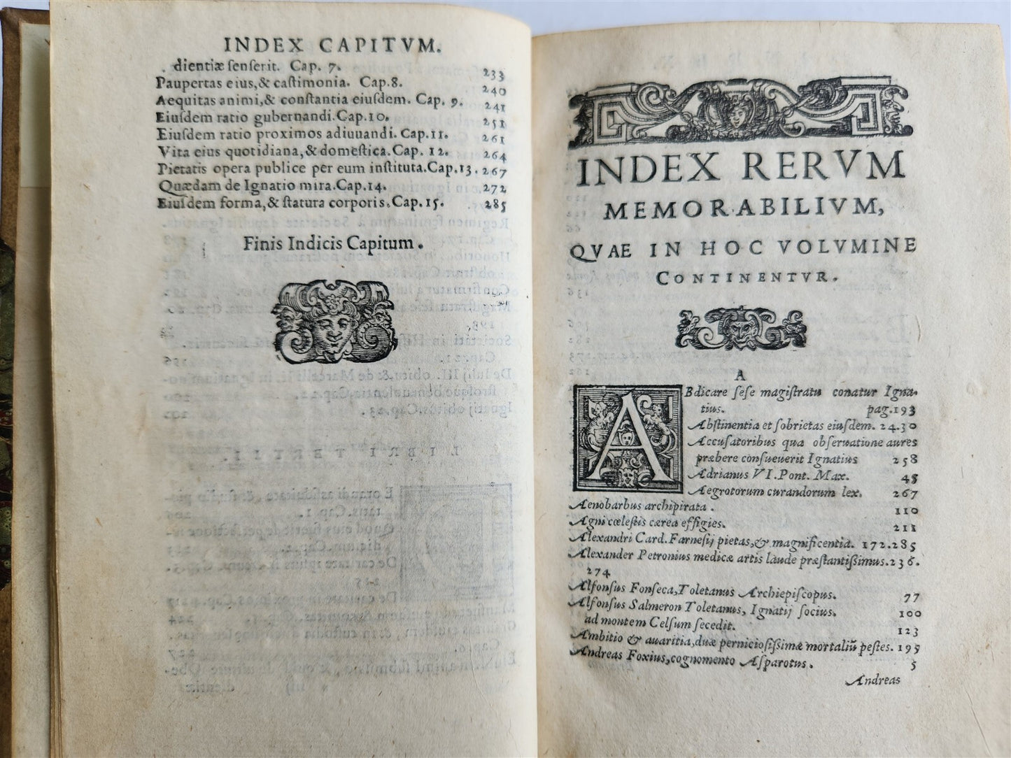 1585 IGNATII LOYOLA BIOGRAPHY antique De vita et moribus Ignatii Loiolae 16th C.