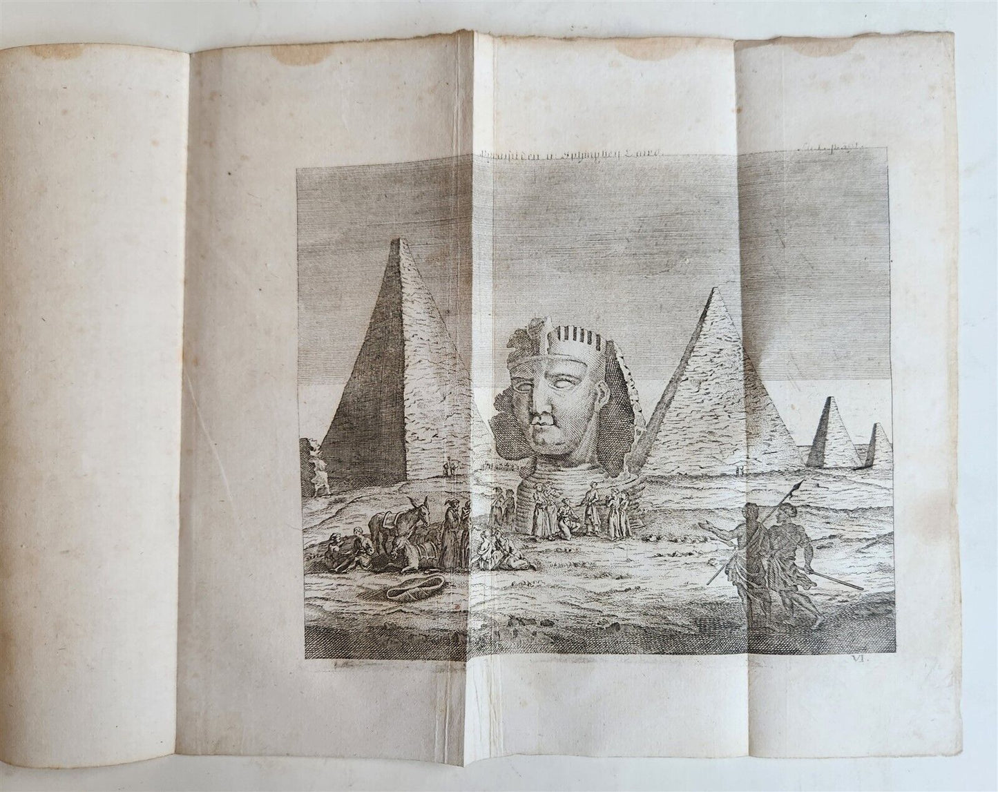 1745 HISTORY of the WORLD by S.J. Baumgarten ILLUSTRATED antique