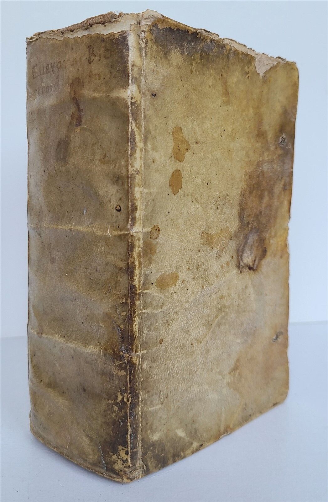 1610-1615 LAW BOOK in LATIN by Everard van Bronkhorst antique VELLUM BOUND