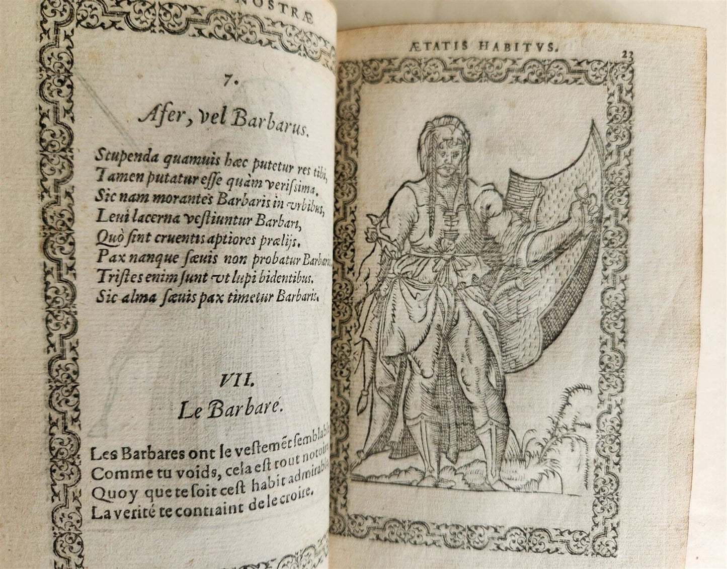 1572 FAMOUS COSTUME WORK Jacobi Sluperii antique ILLUSTRATED w/119 WOODCUTS RARE