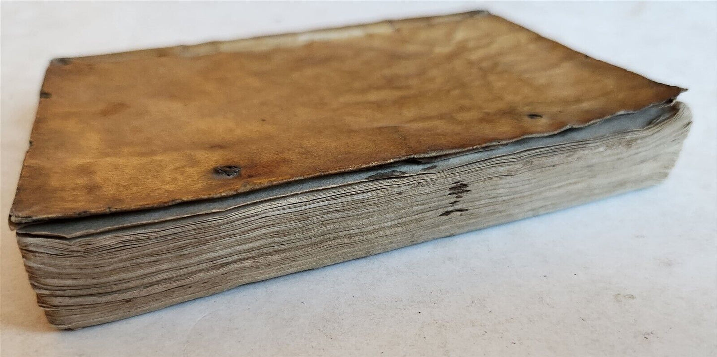 1586 GLI DIPORTI by Girolamo Parabosco antique 16th CENTURY VELLUM BOUND ITALIAN
