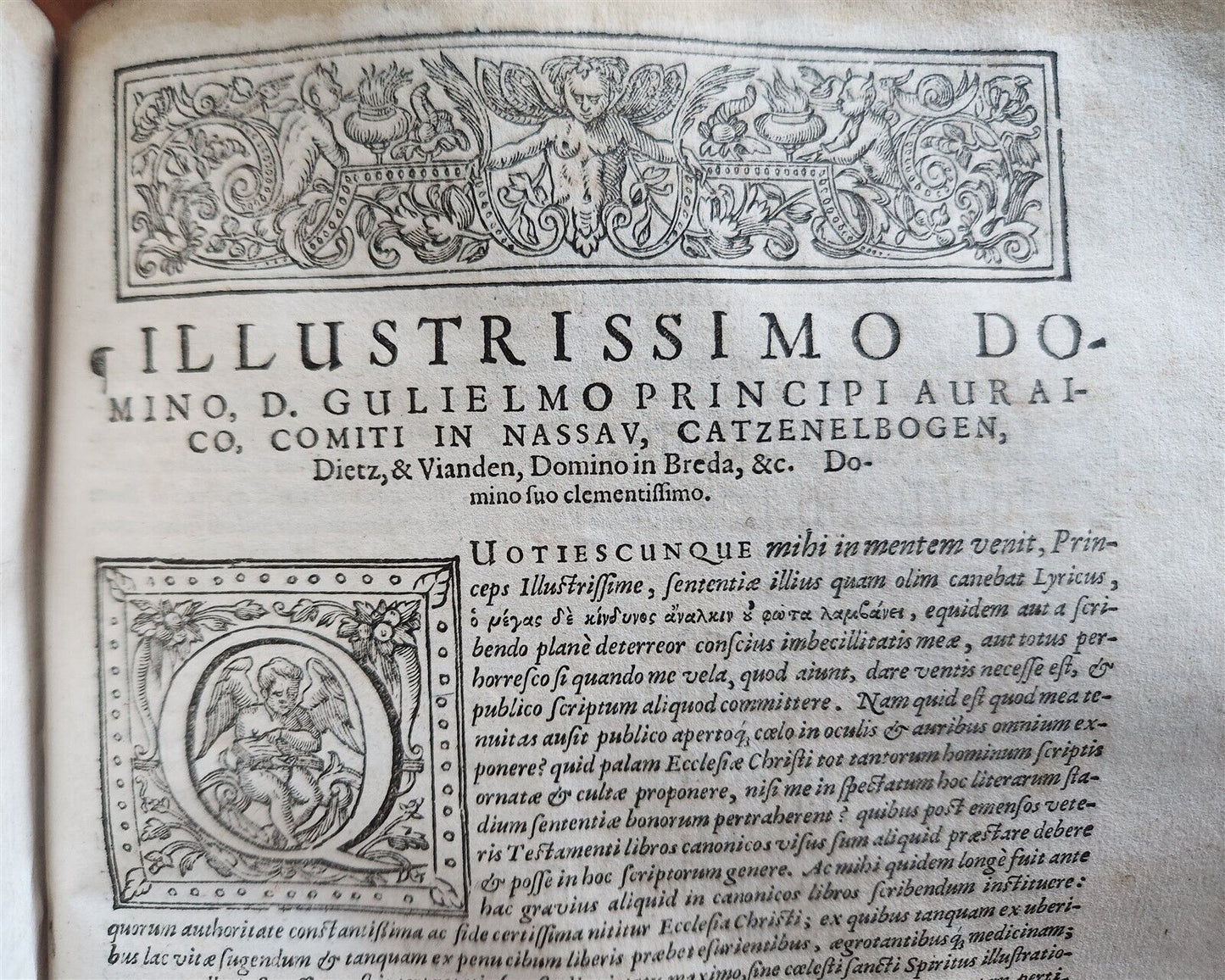 1585 BIBLE in LATIN printed in LONDON antique VELLUM 16th CENTURY NEW TESTAMENT