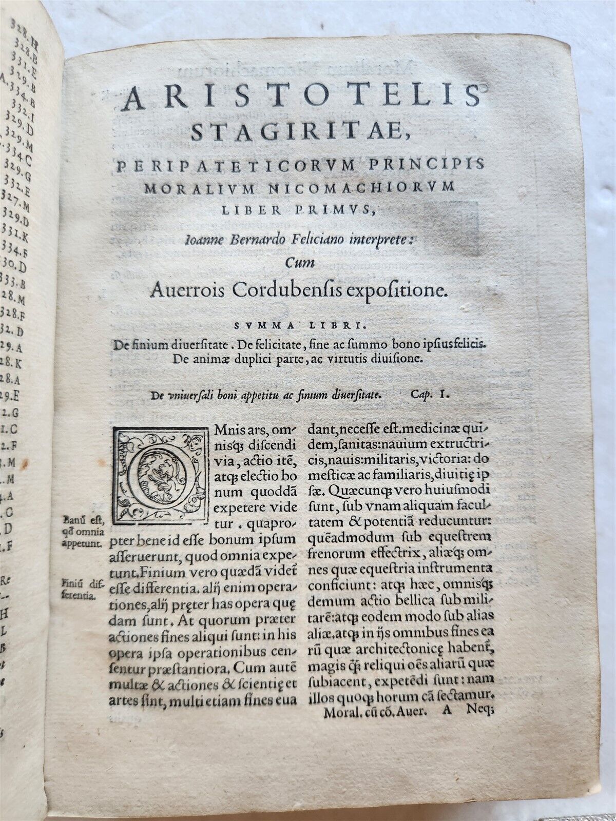 1562 ARISTOTLE STAGIRITAE COMMENTARIES by IBN RUSHD antique 16 century VELLUM