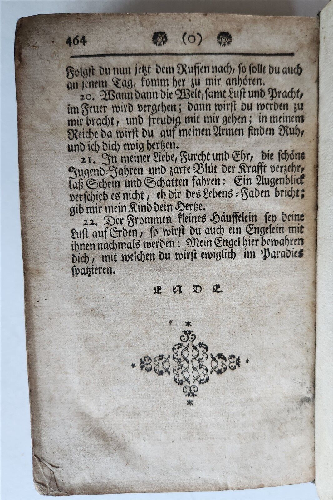 1746 DANGER of MANIFOLD TEMPTATIONS TO EVIL antique in GERMAN theology