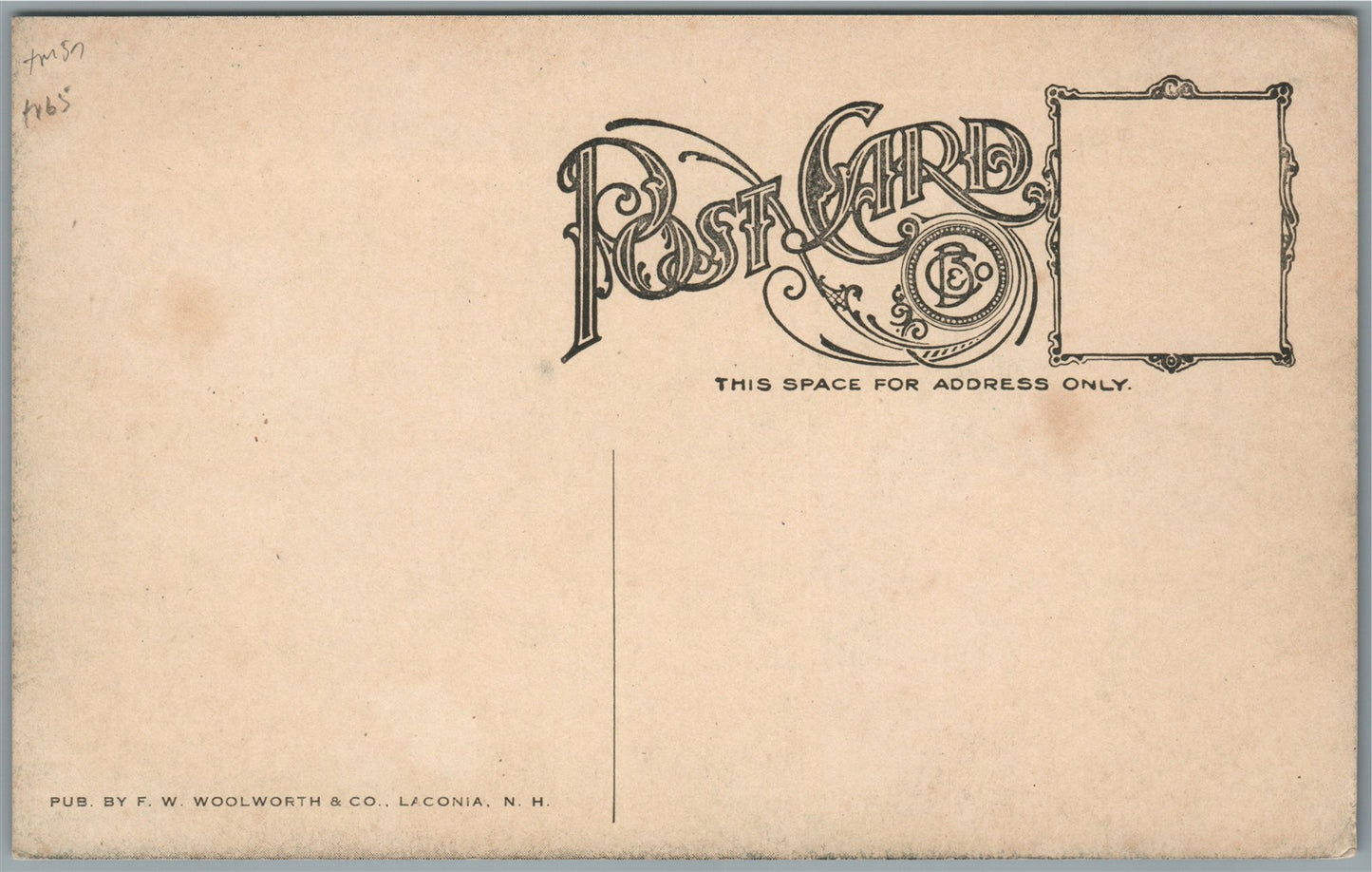 LACONIA NH RAILROAD STATION RAILWAY DEPOT ANTIQUE POSTCARD