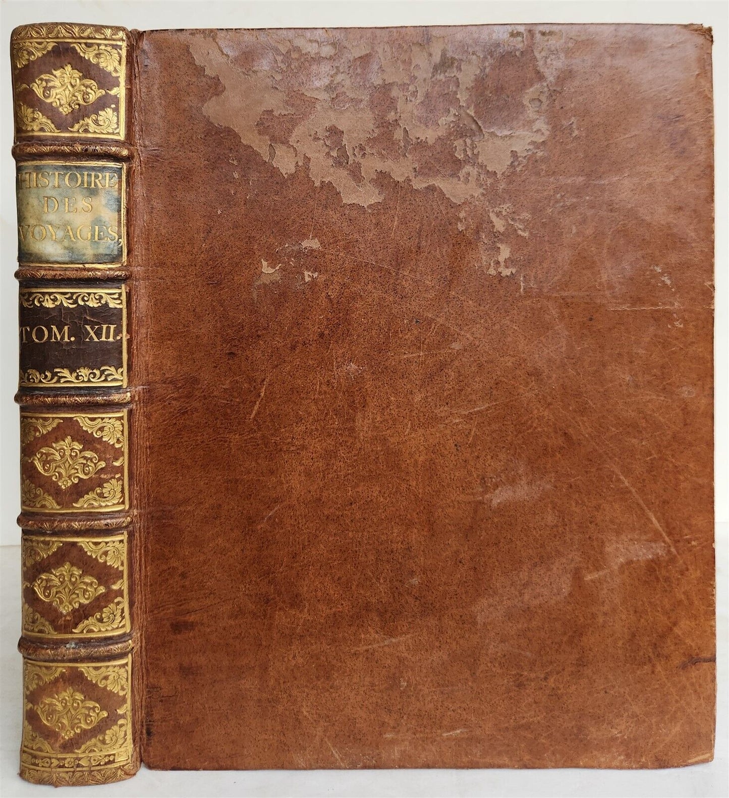 1755 TRAVELS TO EAST INDIES SIAM antique Histoire generale des voyages ILLUSTR.