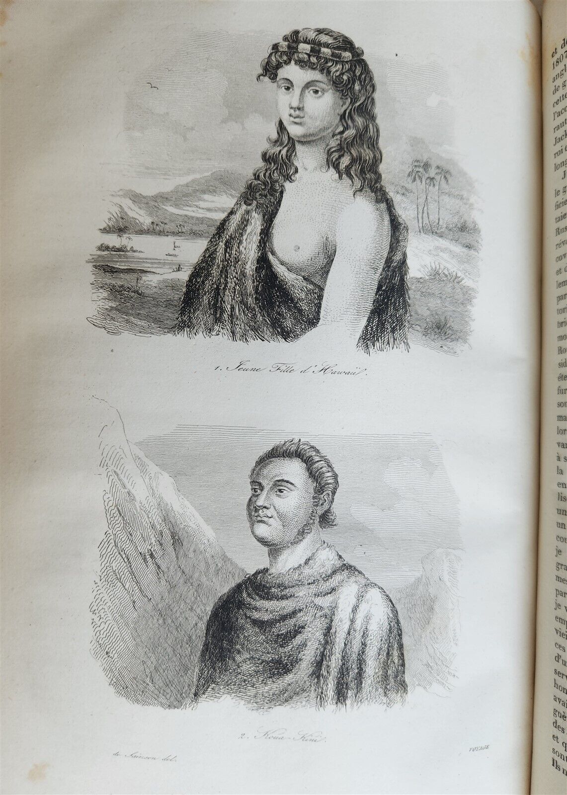 1839 VOYAGE PITTORESQUE AUTOUR du MONDE 2 VOLUMES antique ILLUSTRATED