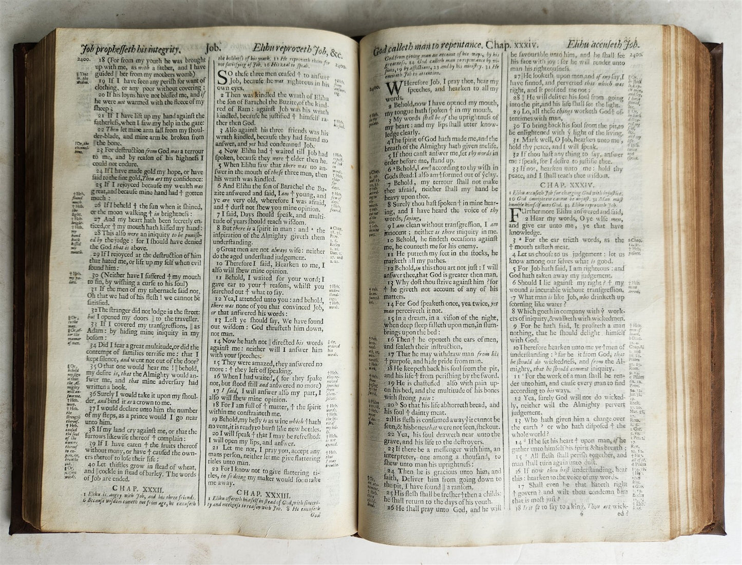 1688 BIBLE in ENGLISH FOLIO antique OLD & NEW TESTAMENT 17th CENTURY Oxford