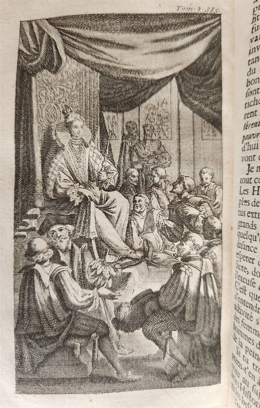 1715 L'ESPION DANS LES COURS des PRINCES CHRETIENS antique ILLUSTRATED in FRENCH