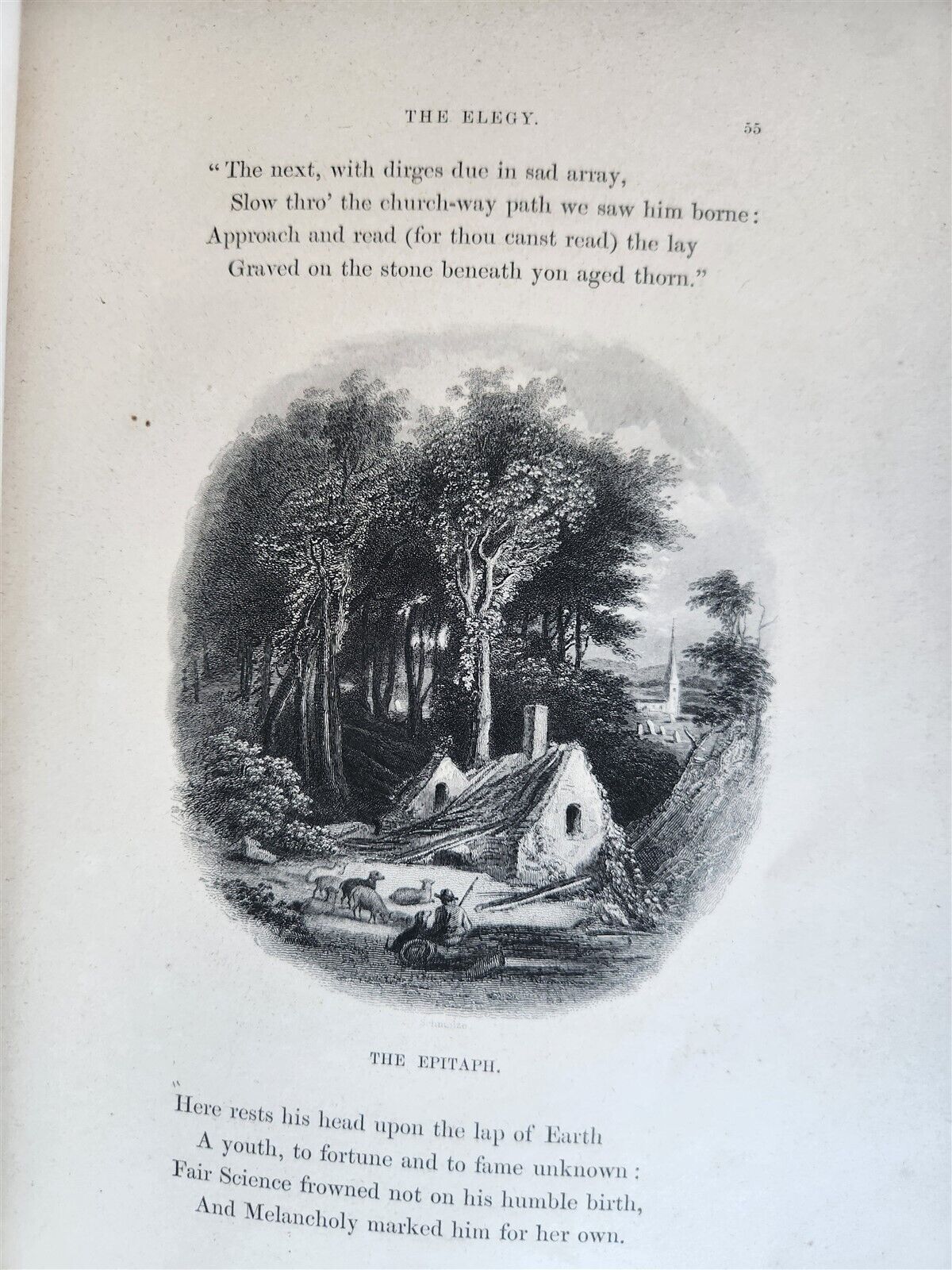 1859 ILLUSTRATED A GALLERY OF FAMOUS ENGLISH AND AMERICAN POETS antique