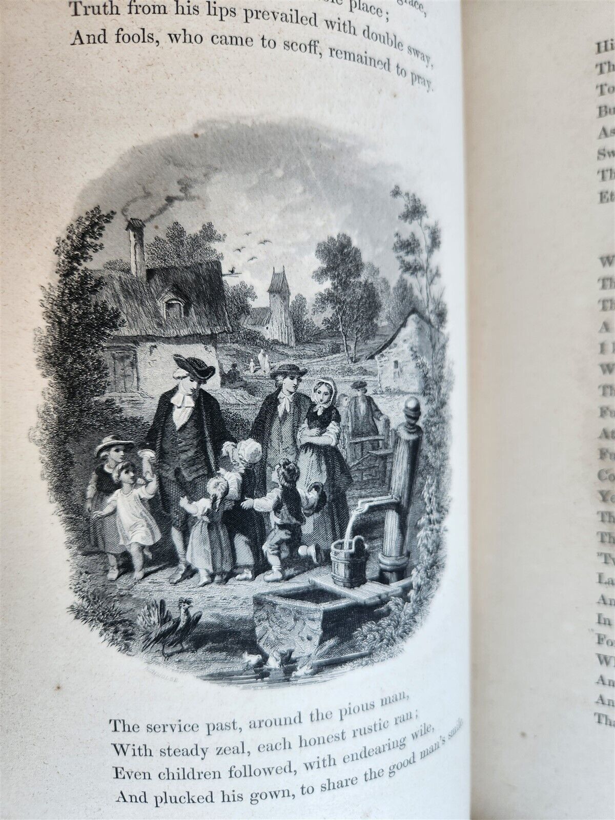1859 ILLUSTRATED A GALLERY OF FAMOUS ENGLISH AND AMERICAN POETS antique
