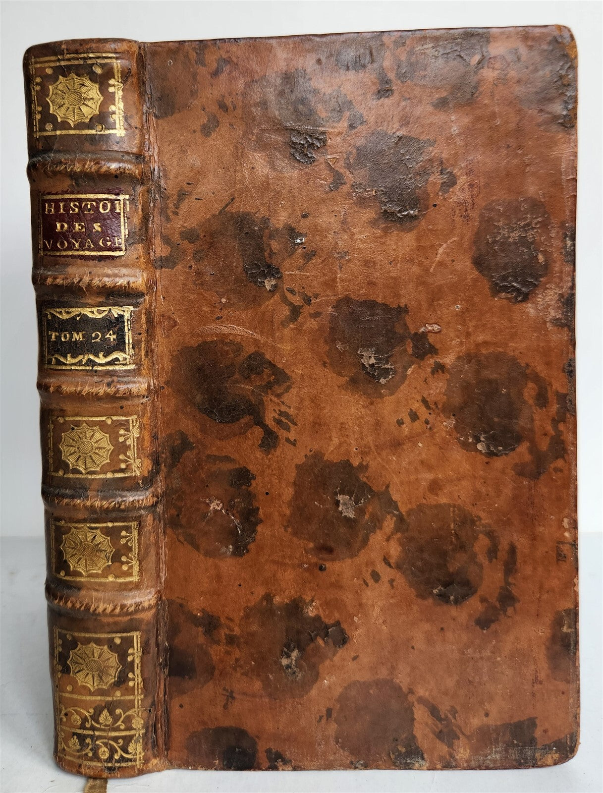 1749 HISTOIRE des VOYAGES illustrated v.24 CHINA NATURAL HISTORY TRAVELS antique