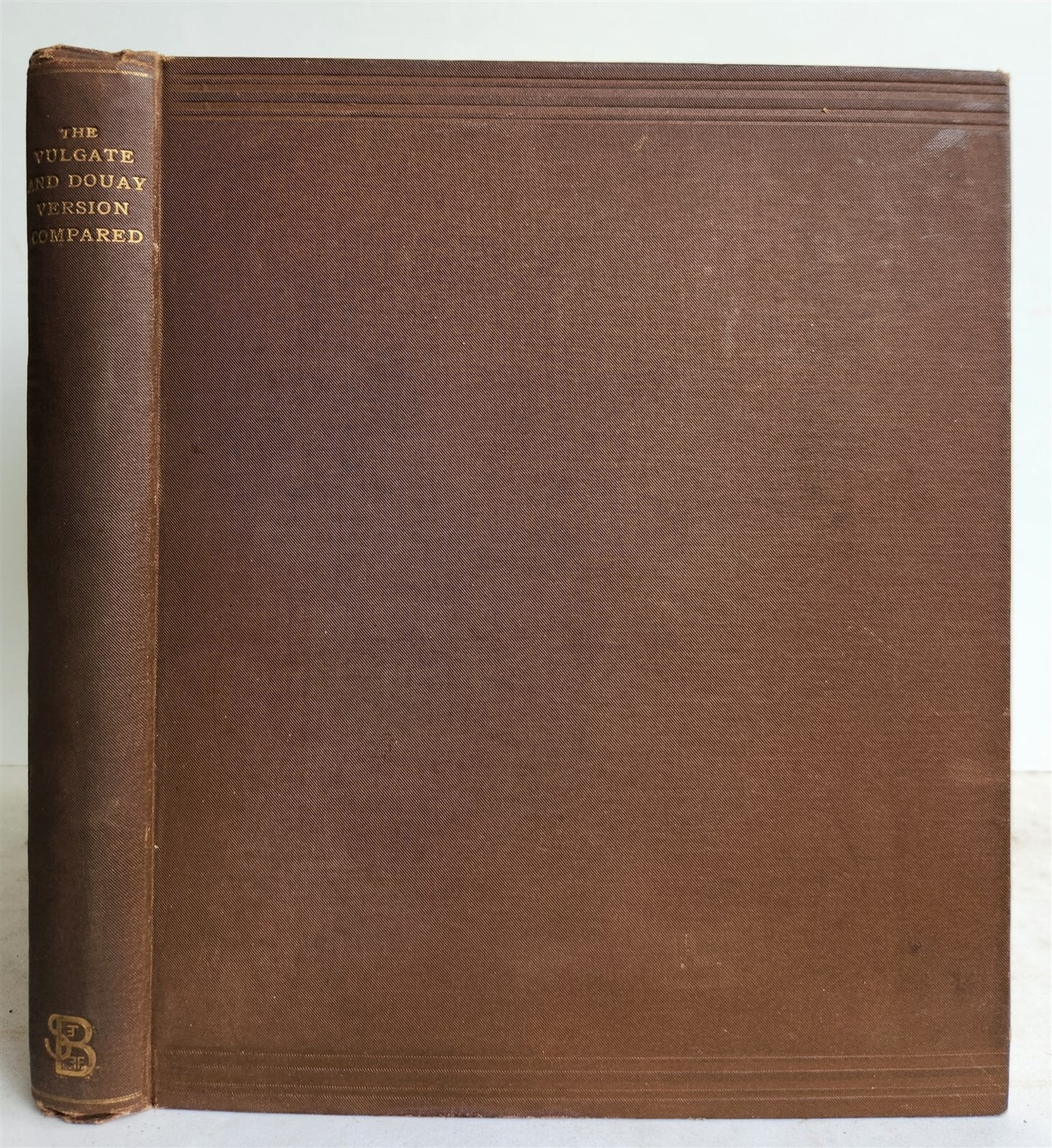 1872 BIBLE in ENGLISH antique VULGATE NEW TESTAMENT Douay Version of 1582