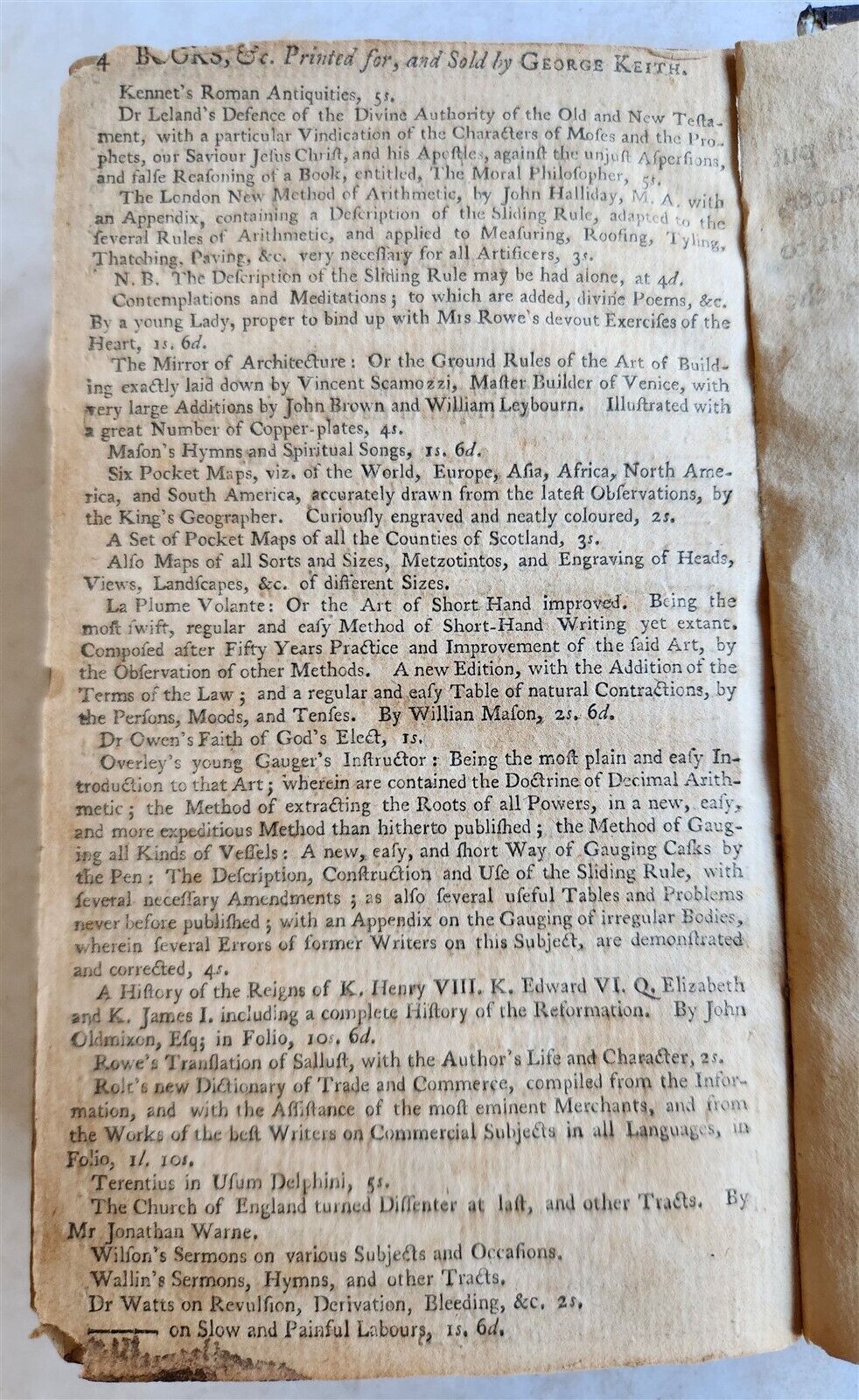 1757 CABINET COUNCIL or SECRET HISTORY of LEWIS XIV antique in ENGLISH