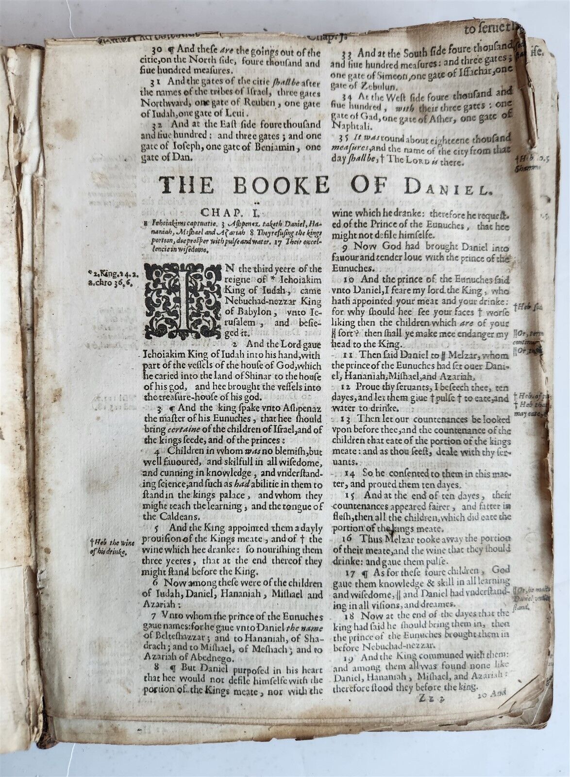 1629 BIBLE in ENGLISH antique ILLUSTRATED Old & New Testament
