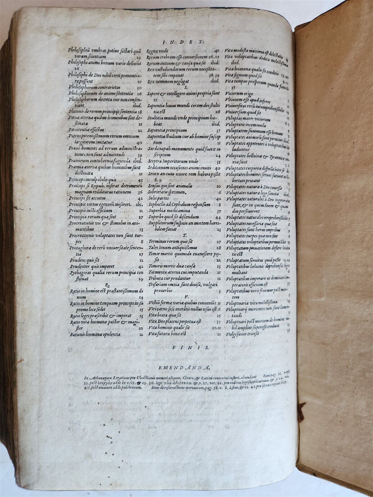 1570 GREEK THEOLOGY in LATIN by IRENAEUS antique 16th CENTURY FOLIO VELLUM BOUND