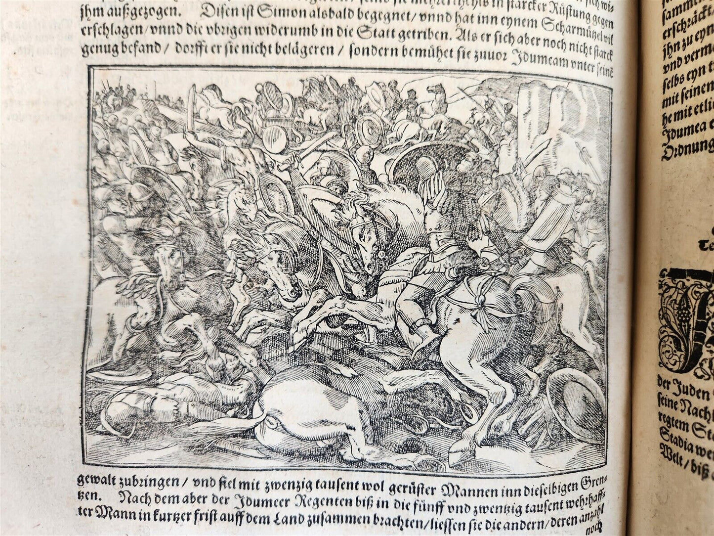 1590 FLAVIUS JOSEPHUS ILLUSTRATED JEWISH HISTORY antique MASSIVE FOLIO JUDAICA