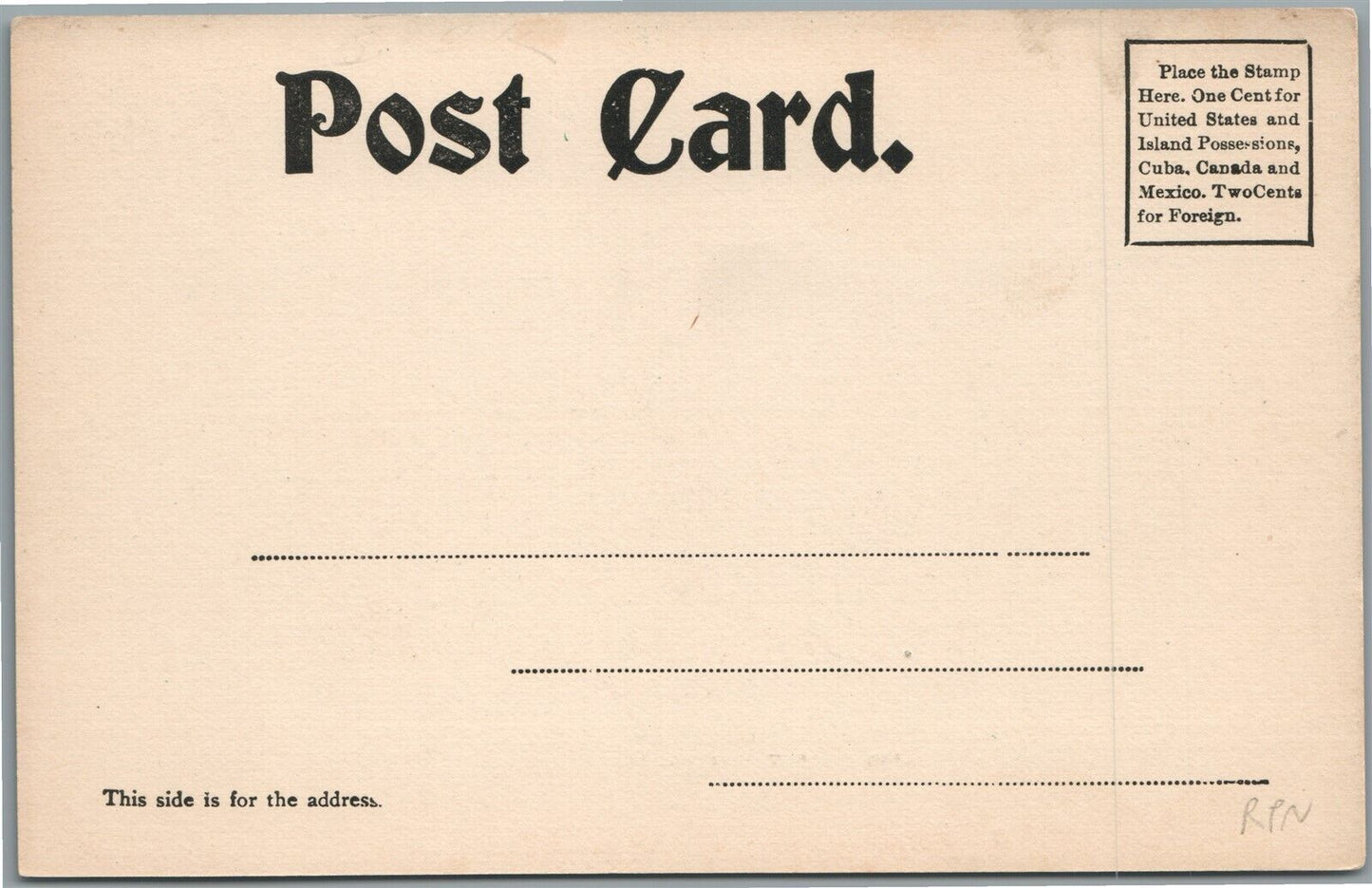 LOVELL ME MAIN STREET ANTIQUE POSTCARD