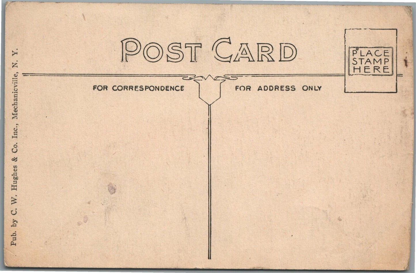 MECHANICVILLE NY WEST VIRGINIA PULP & PAPER MILL ANTIQUE POSTCARD