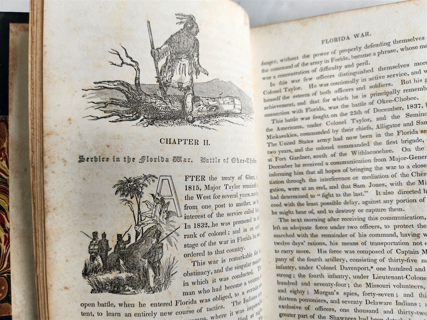 1847 LIFE of MAJOR GENERAL ZACHARY TAYLOR by JOHN FROST antique AMERICANA