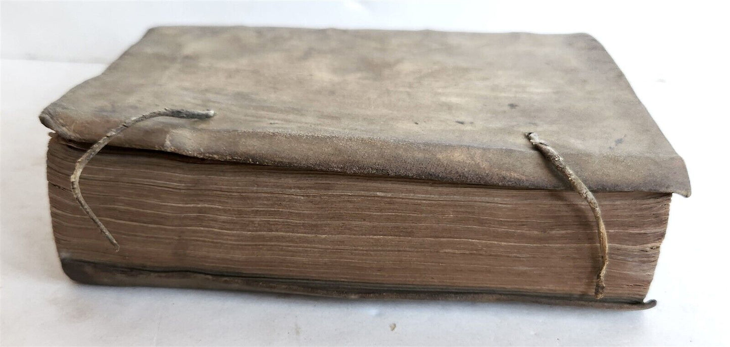 1579 Epitome in Universam Sacrosanctae Theologiae by Bongiovanni antique VELLUM