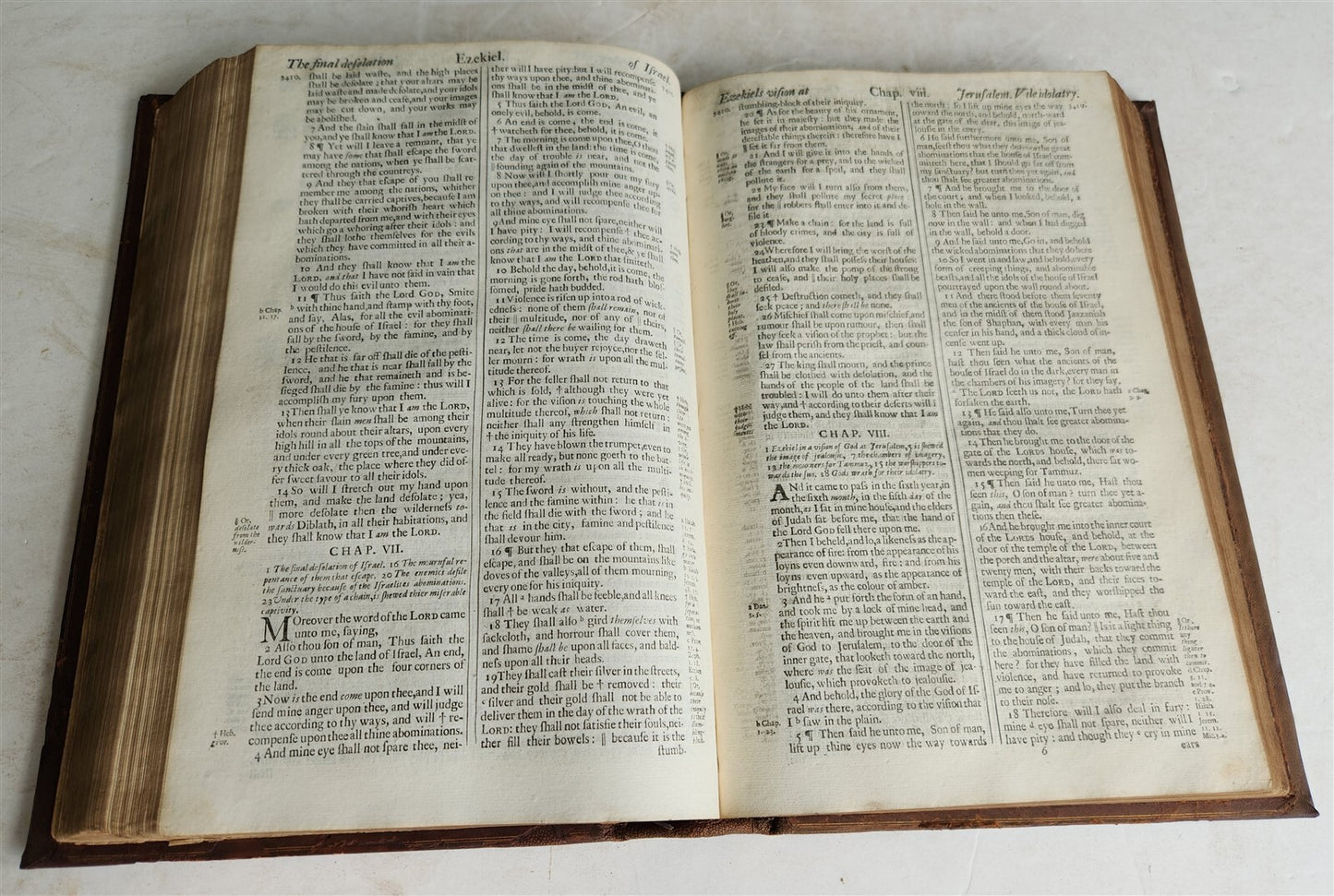 1688 BIBLE in ENGLISH FOLIO antique OLD & NEW TESTAMENT 17th CENTURY Oxford