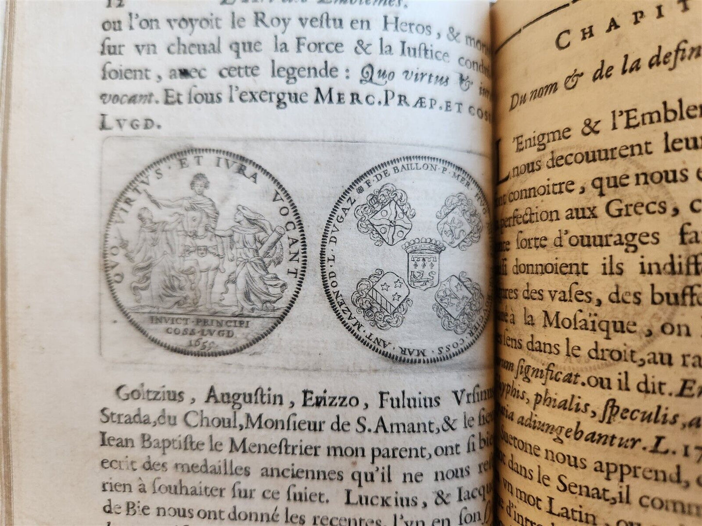 1662 ART OF EMBLEMS antique 17th CENTURY STUNNING BINDING illustrated