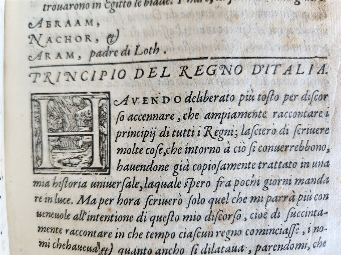 1574 ILLUSTRATED HISTORY of EMPIRES KINGDOMS & NATIONS antique VELLUM in Italian