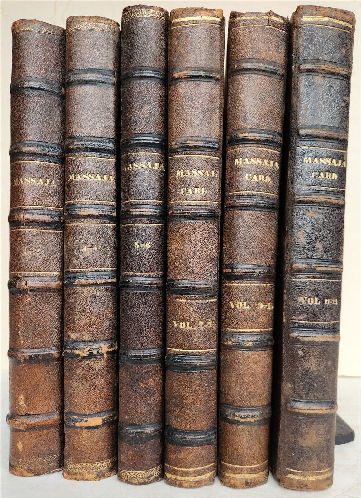 1885 TRAVELS in ETHIOPIA AFRICA in ITALIAN 6 FOLIO VOLUMES antique ILLUSTRATED