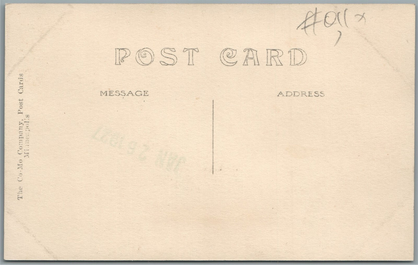 BEAVER DAM WI SPRING STREET ANTIQUE REAL PHOTO POSTCARD RPPC