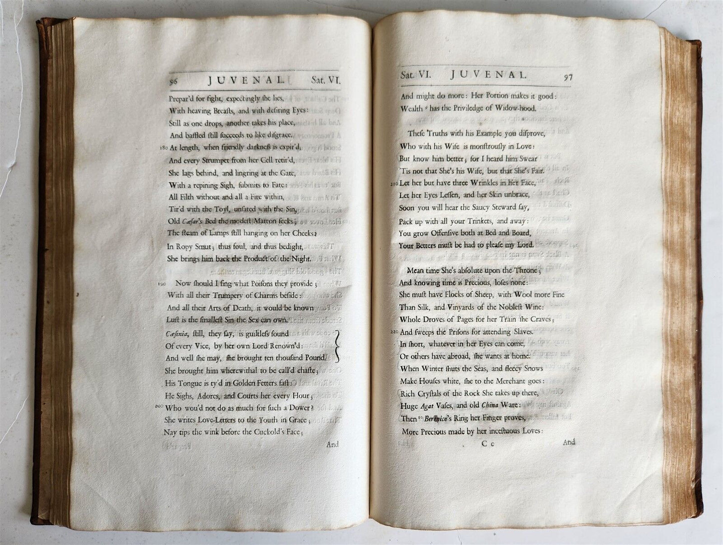 1693 JUVENAL & PERSIUS THE SATYRES 1st DRYDEN EDITION antique FOLIO in ENGLISH