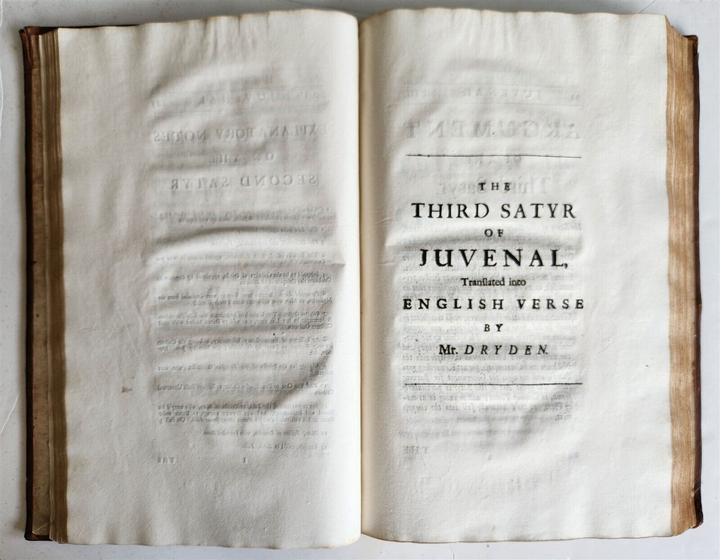 1693 JUVENAL & PERSIUS THE SATYRES 1st DRYDEN EDITION antique FOLIO in ENGLISH