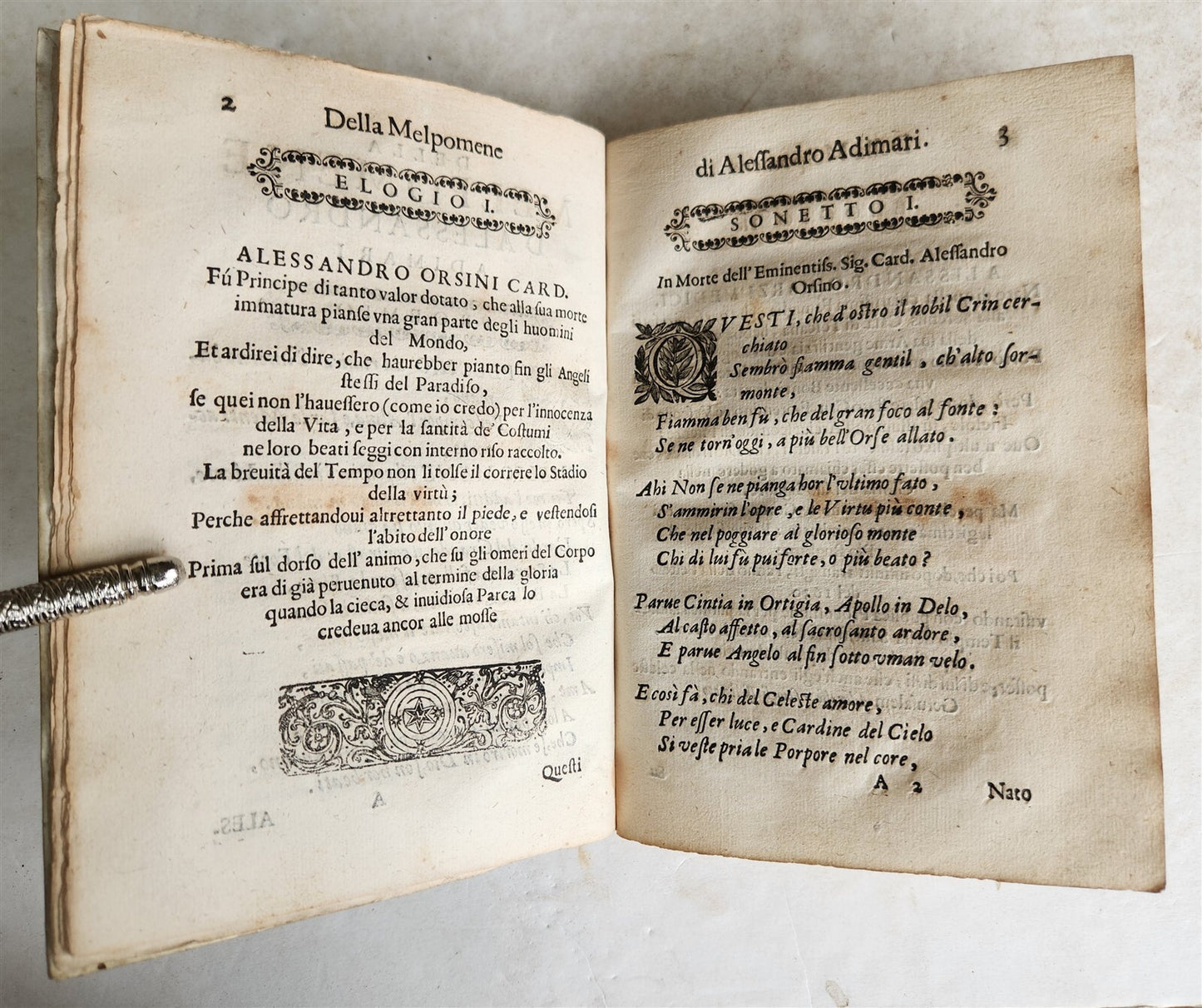 1649 LA MELPOMENE OPERA antique VELLUM BOUND POETRY in FRENCH