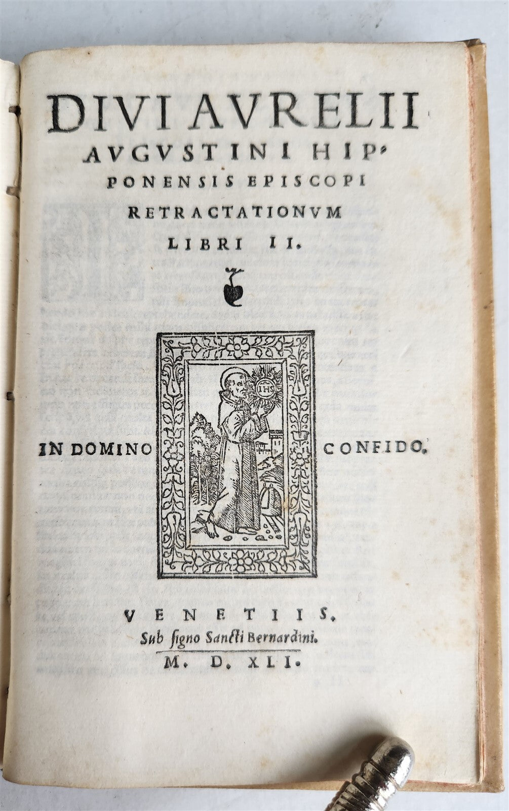 1542 OMNIUM OPERUM DIVI AURELII AUGUSTINI antique VELLUM BOUND 16th CENTURY
