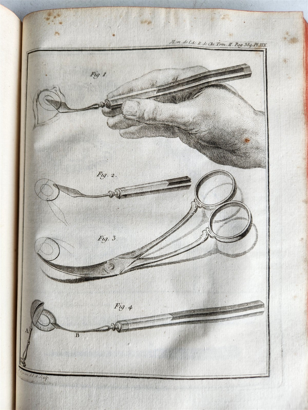 1757 SURGERY ANATOMY ILLUSTRATED antique Memoires l'Academie Royale de Chirurgie